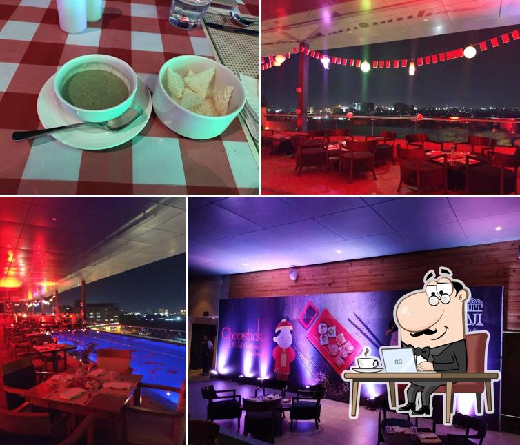 The interior of Horizon - Sayaji Hotel