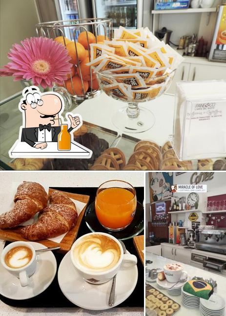 Goditi un drink a Pane&co, panificio, pasticceria, caffetteria, pranzo di lavoro, aperitivi, catering