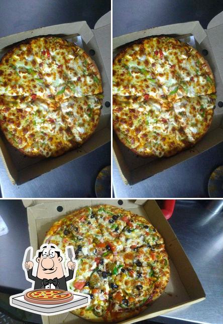 Order pizza at Pizza Downtown