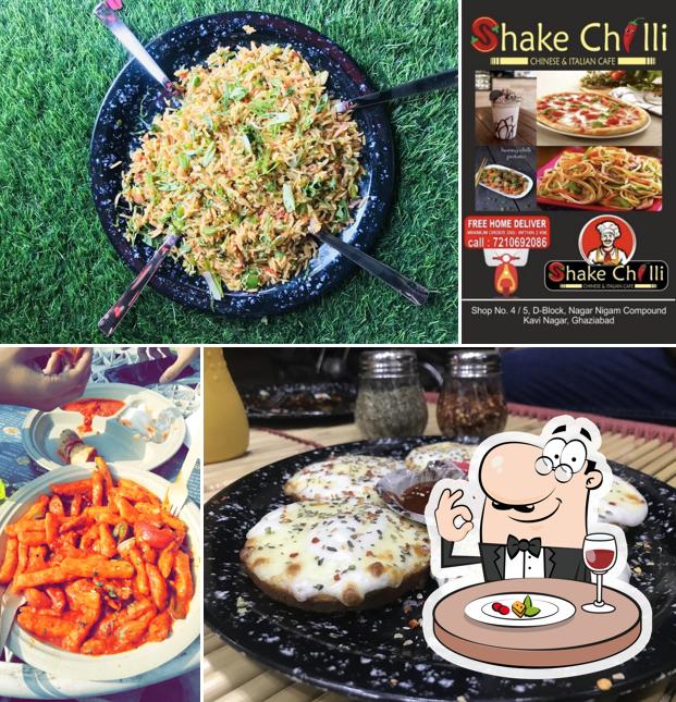 Food at Shake Chilli Chinese & Italian Cafe
