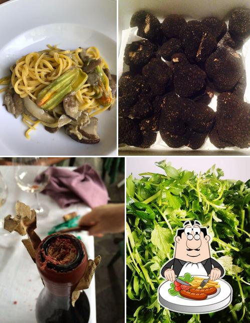 Cibo al Trattoria al Sasso