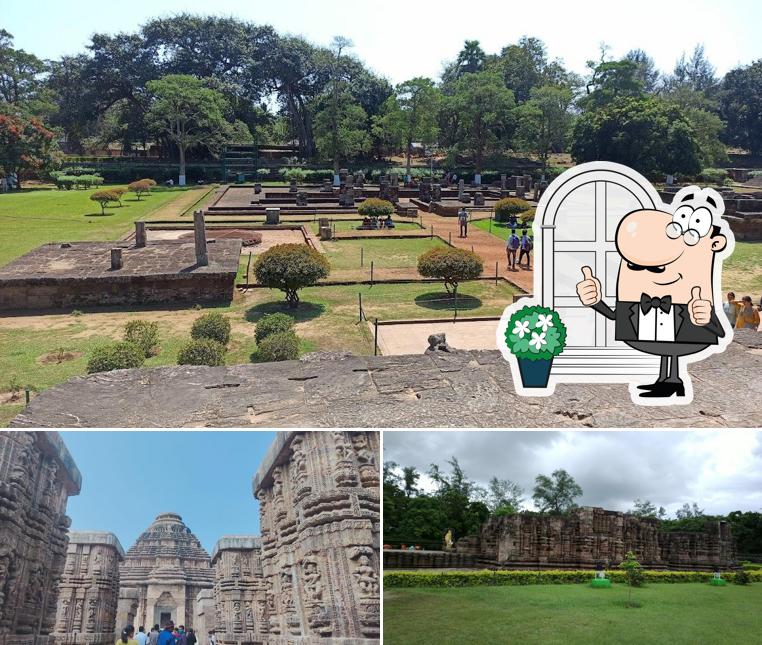 Take a look at the outside part of Sun Temple Hotel (Konark)