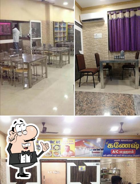 The interior of Balaji Restaurant