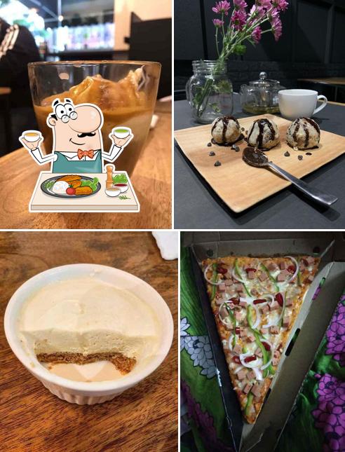 Chocolate mousse at The Mighty Slice