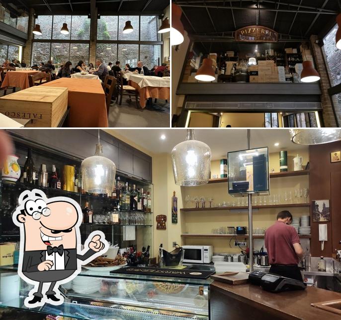 Gli interni di Da Romolo alla Mole Adriana