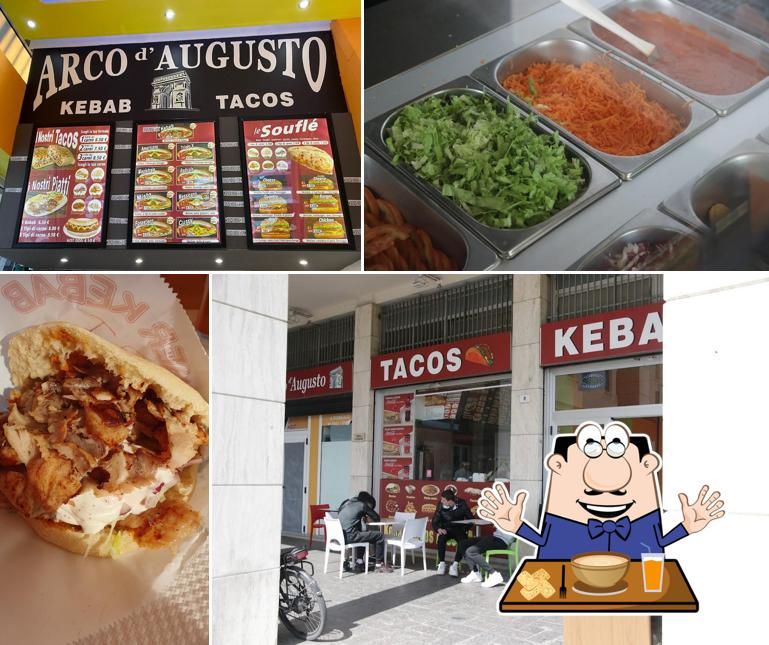 Cibo al Kebab tacos Arco d'Augusto
