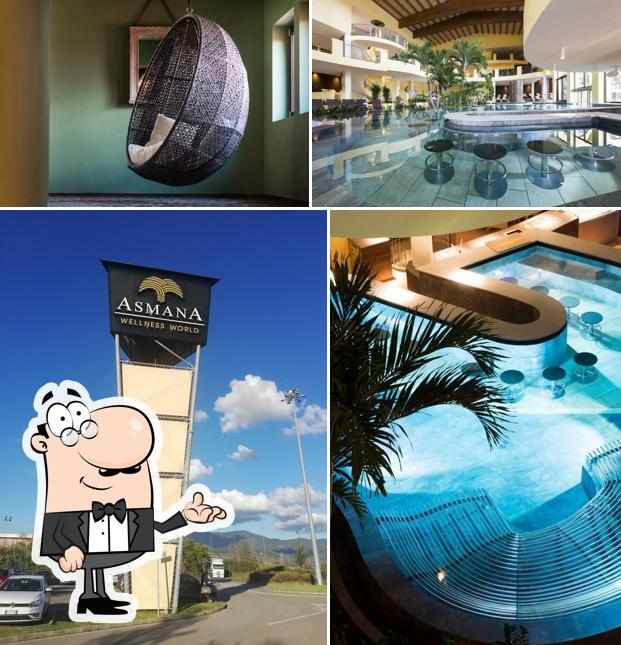Gli interni di Asmana Wellness World