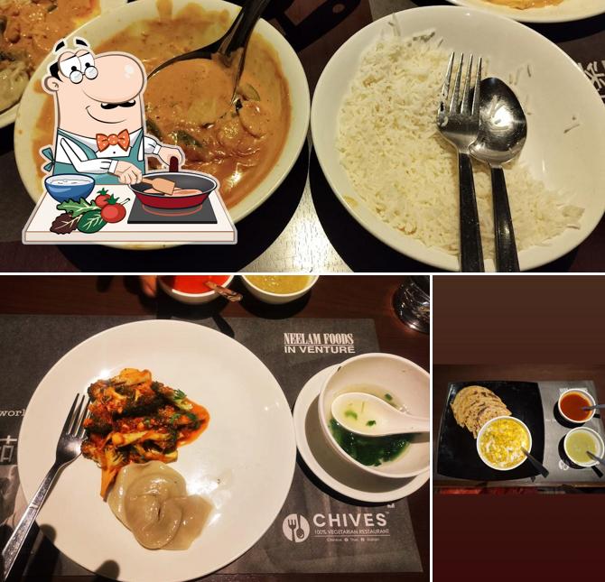 Chicken curry at Chives kk nagar chennai - 100% pure veg restaurant (chinese ,Thai & italian )