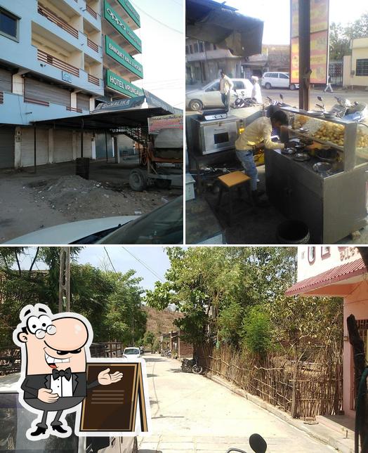 The exterior of Hotel Vrindavan Restaurant & Guest House