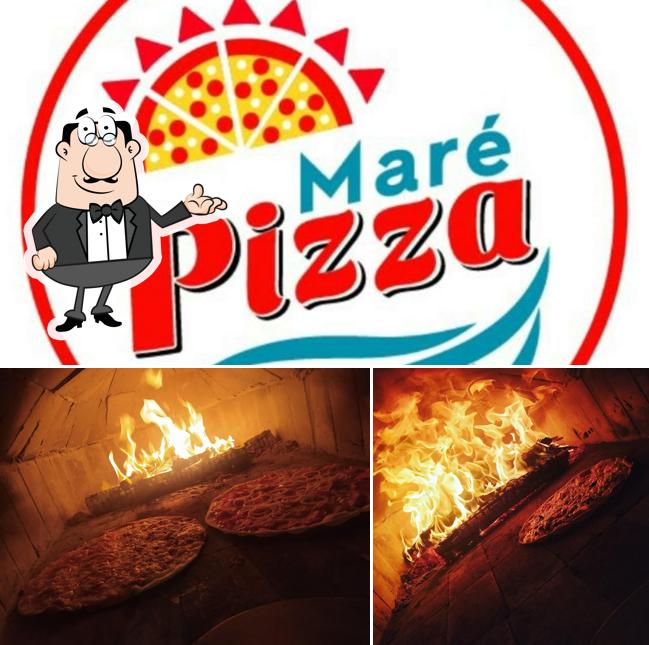 O interior do Pizzaria Forno a lenha de ipitanga