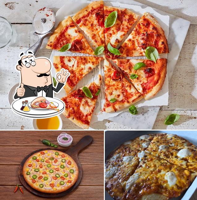 Get pizza at Nitanshi restaurant