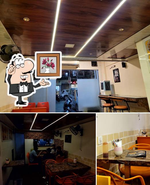 The interior of The Big Bean's Cafe