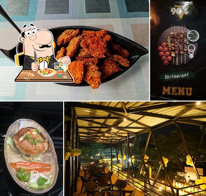 Food at 90's Cafe & Restaurant
