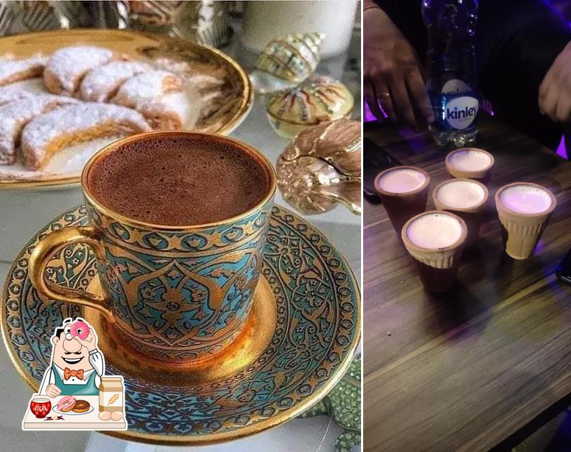 Desi Chai Ka Theka serves a selection of sweet dishes