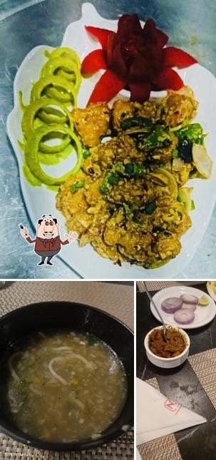 Food at NOVEL Hotel Restaurant Best Biryani in Guntur
