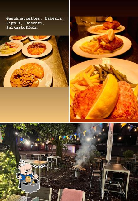 Tra le diverse cose da FreiRaum Widnau si possono trovare la cibo e esterno