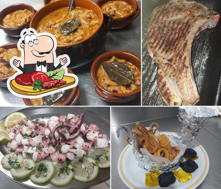 Ordina i un pasto a base di carne a I Bronzi
