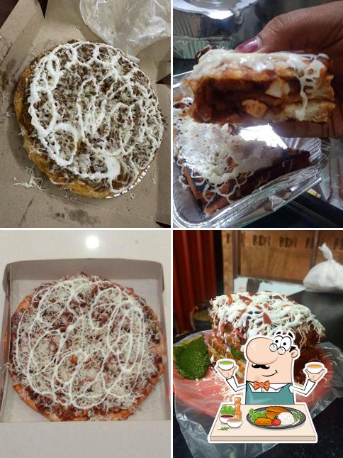 Food at Indian Pizza & Sandwich Center