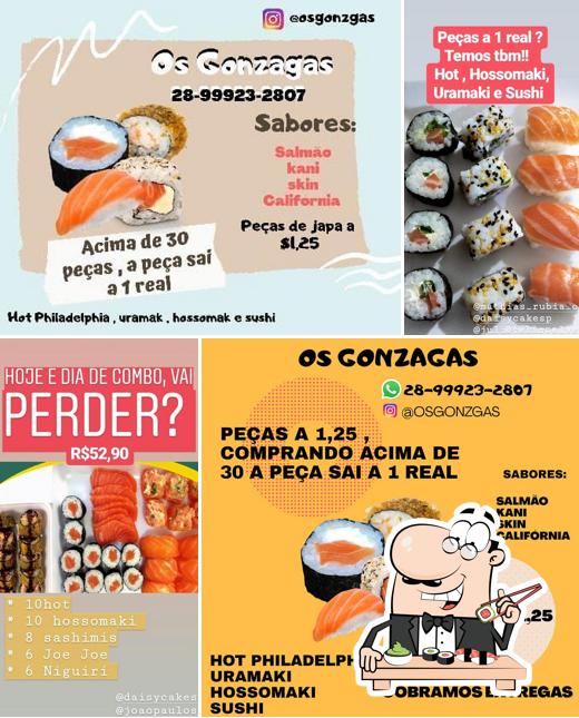 Os Gonzagas - Petiscaria, Pizzaria, Hamburgueria e Culinária Japonesa Piúma ES