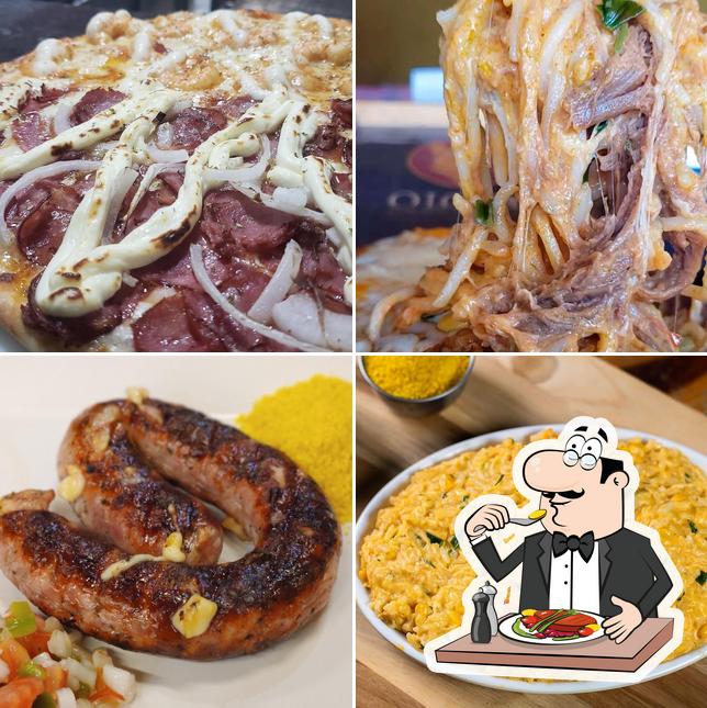 Comida em Pizzaria O Gallo