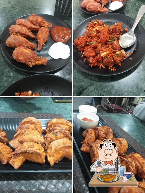 Chicken wings at Royal's cafe