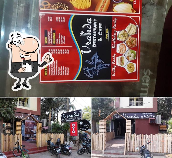 The exterior of VRANDA RESTAURANT CAFE AND PARTY HALL