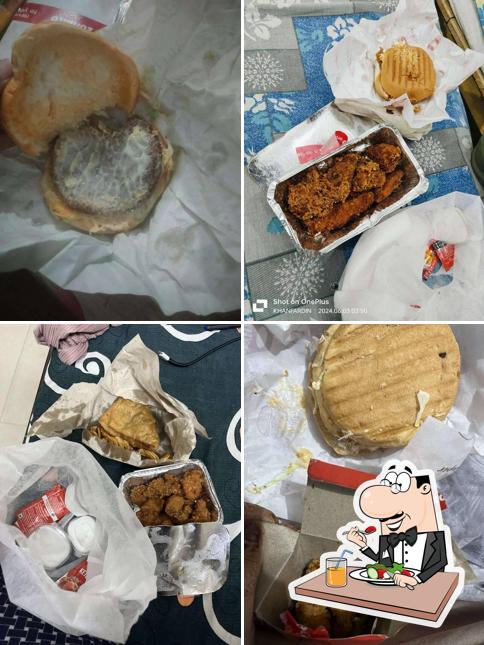 Food at Al baik shawarma