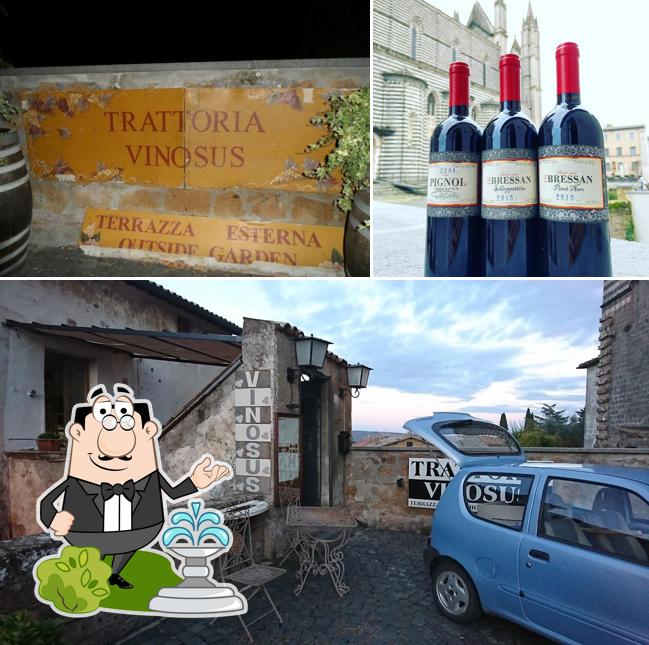 Gli esterni di Trattoria Vinosus
