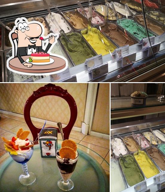 La Bottega Del Gelato offre un'ampia varietà di dessert