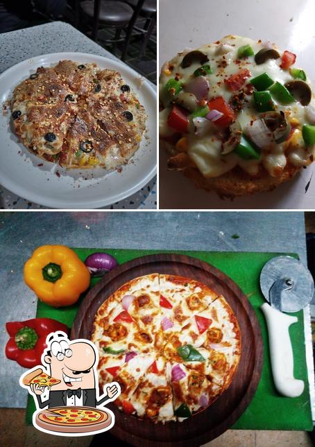 Pick pizza at Brother Burger Cafe - Pure Vegetarian Restaurant in Moga, Best Fast Food Restaurants in Moga, Best Burger Restaurants in Moga