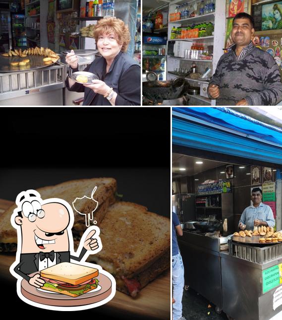Grilled cheese sandwich at Shankar Chat Bhandar