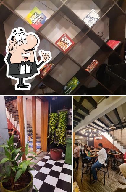 The interior of The Bombay Grill