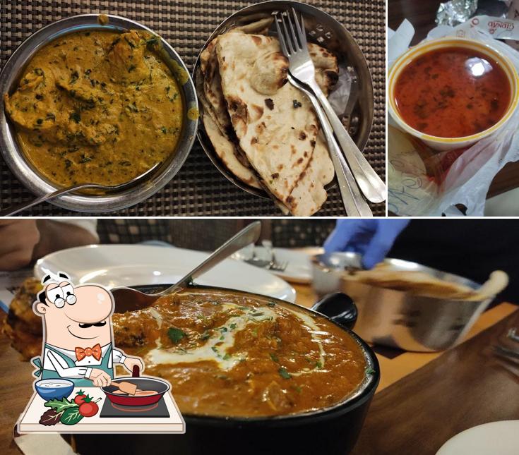 Chicken curry at Girnar Restaurant