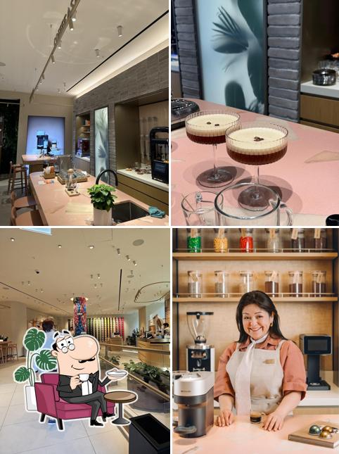 Gli interni di Nespresso Boutique