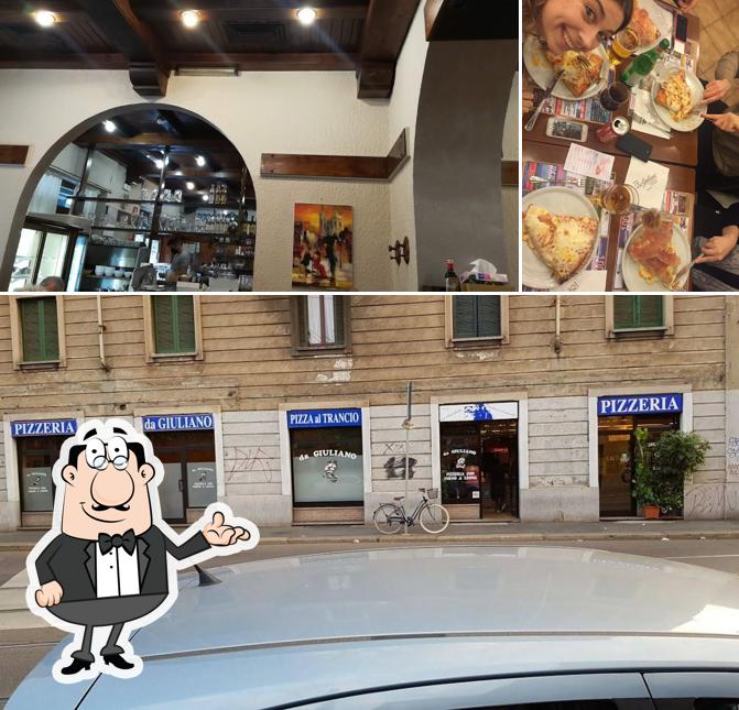 Gli interni di Pizzeria da Giuliano