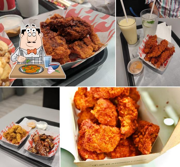 Chicken wings at Flamin' Hot Chicken - Edappally Best Chicken Burgers in Kochi