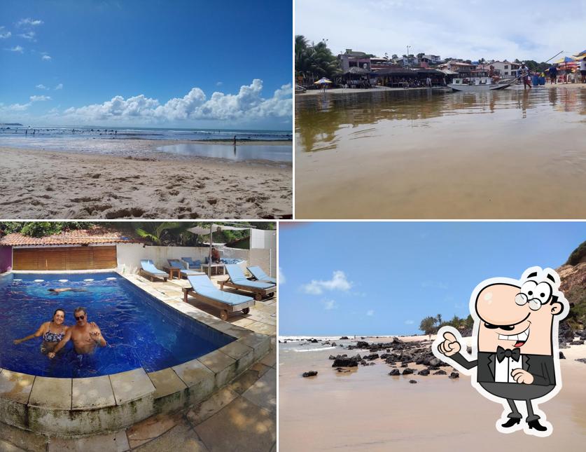 Desfrute da vista da área externa do Pipa Beach Club