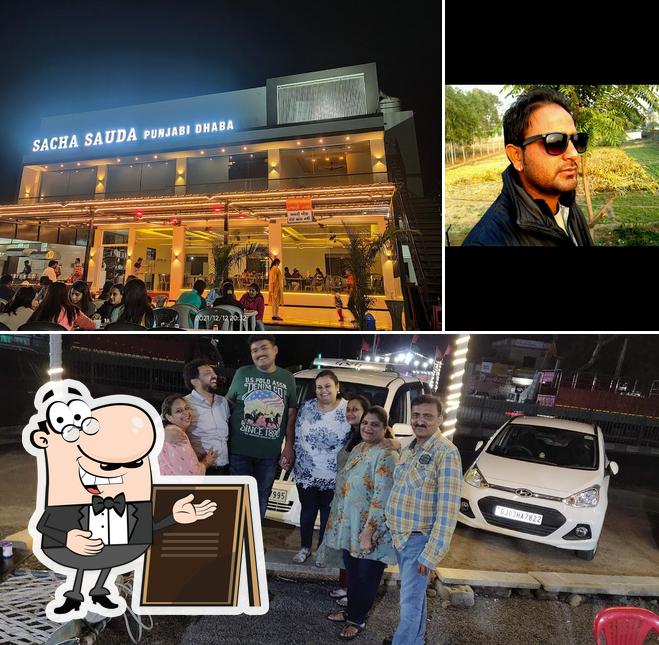 The exterior of Sacha Sauda Punjabi Dhaba