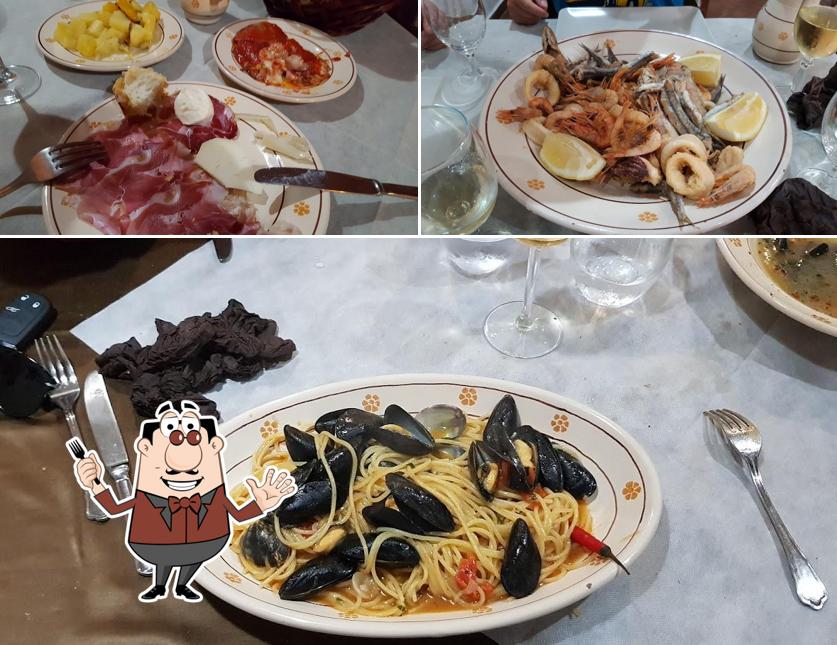 Platti al Trattoria Da Capone