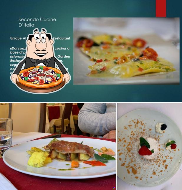 Prova una pizza a Unique Al Palatino Garden Restaurant
