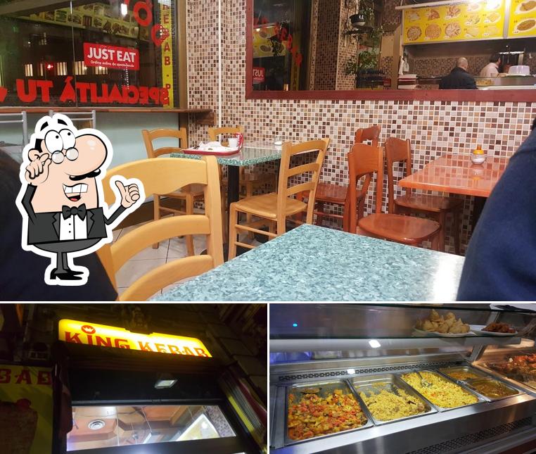 La foto della interni e cibo di King Kebab Milano