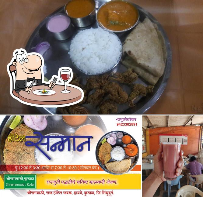 Check out the photo showing food and beverage at Hotel Sanman