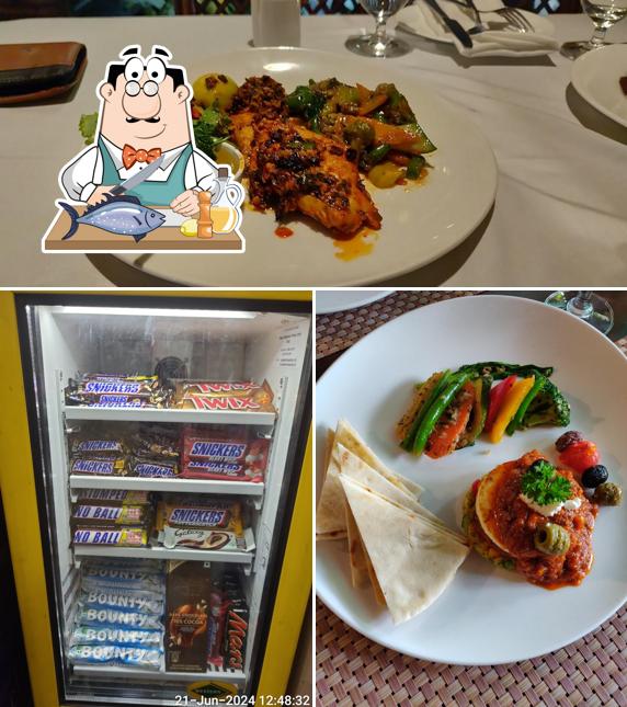 Grilled salmon at Bistro 226