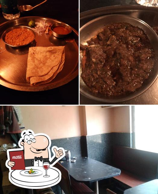 This is the photo depicting food and interior at Shattuppa Patil’s dad Hotel Laxmi Palace