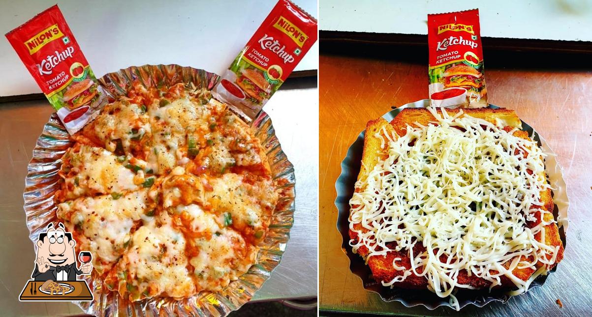 Order pizza at Maharaja kathiyawadi hotel