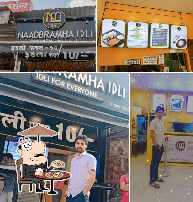 Take a look at the picture showing exterior and interior at NAADBRAHMA IDLI (Wakad)
