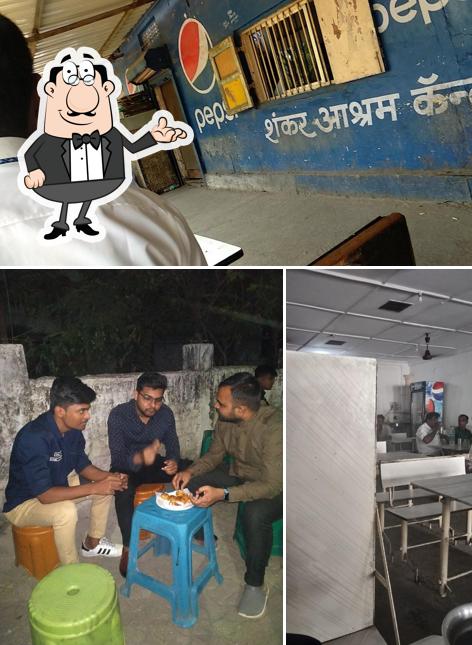 The interior of Shankar Ashram Canteen