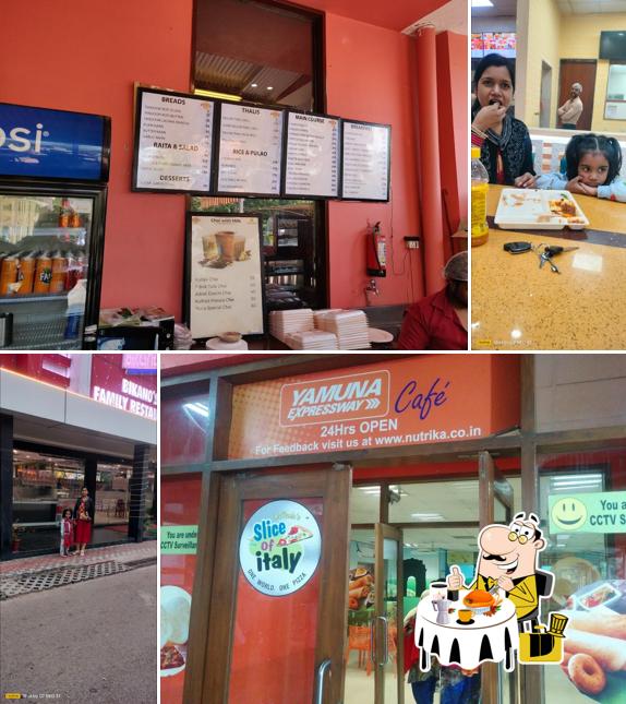 Food at Slice of Italy Taj Expressway