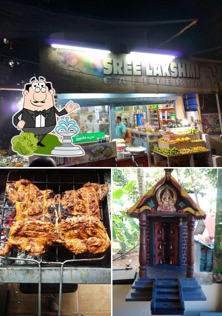 The exterior of Sreelakshmi cafeteria