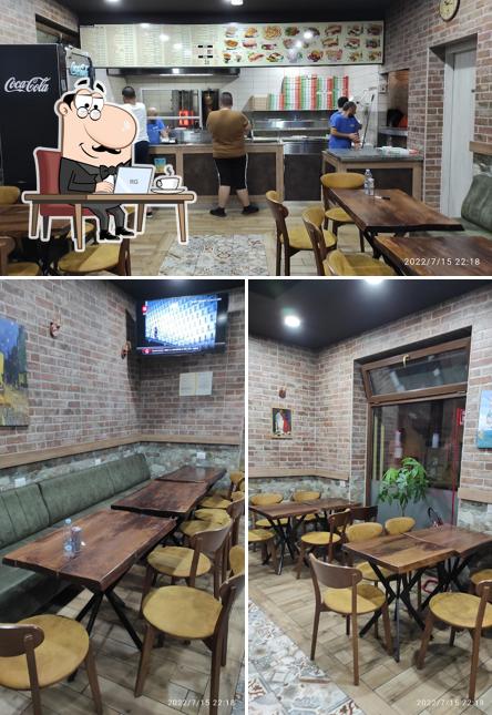 Gli interni di istanbul pizzeria Kebap
